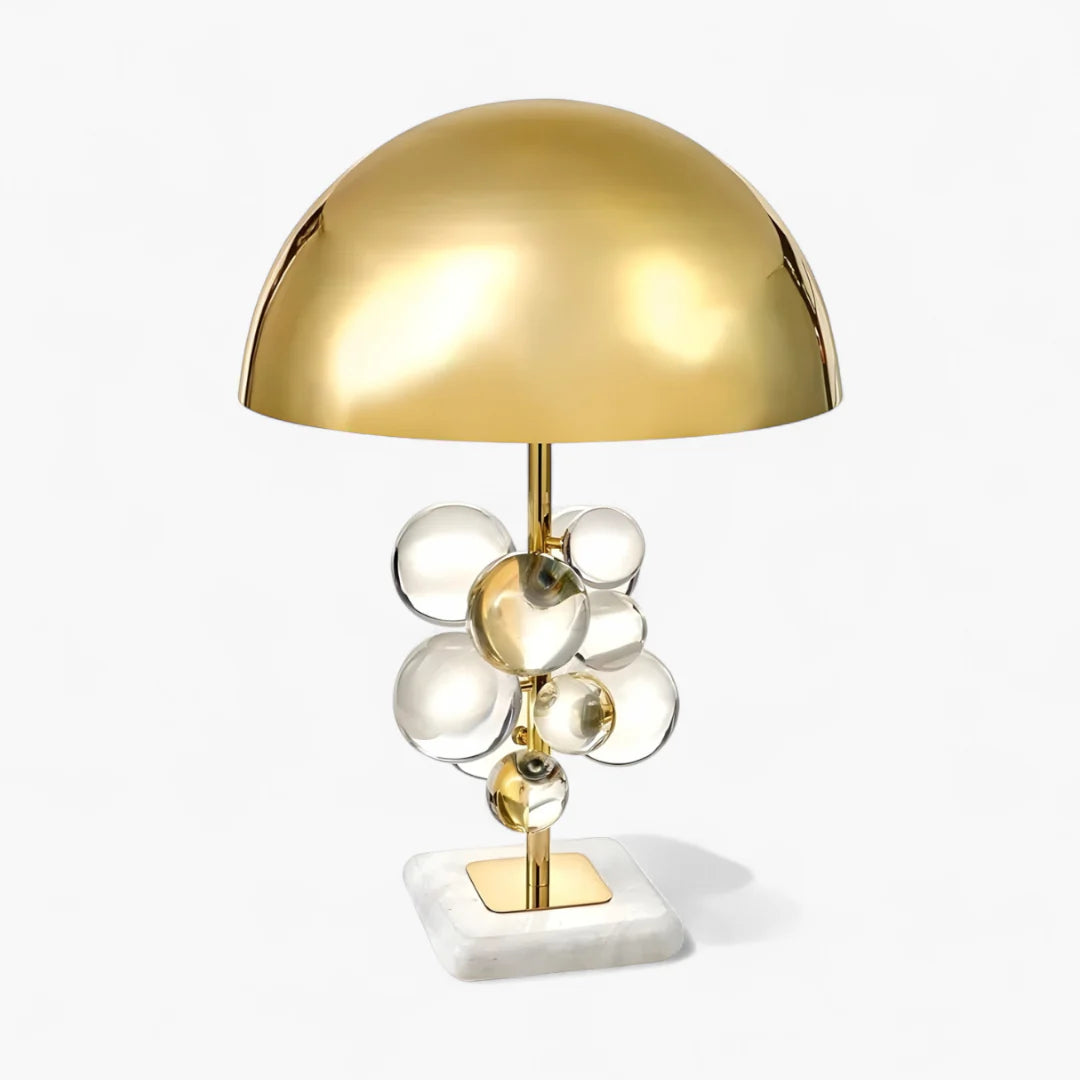 Lampe de Chevet Design Luxe socle doré