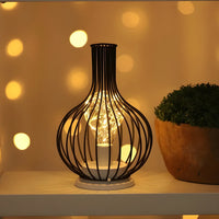Lampe De Chevet En Fer Noir maison-lampe-de-chevet