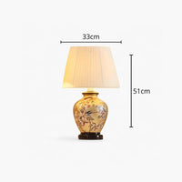 Lampe de Chevet Céramique Dorée
