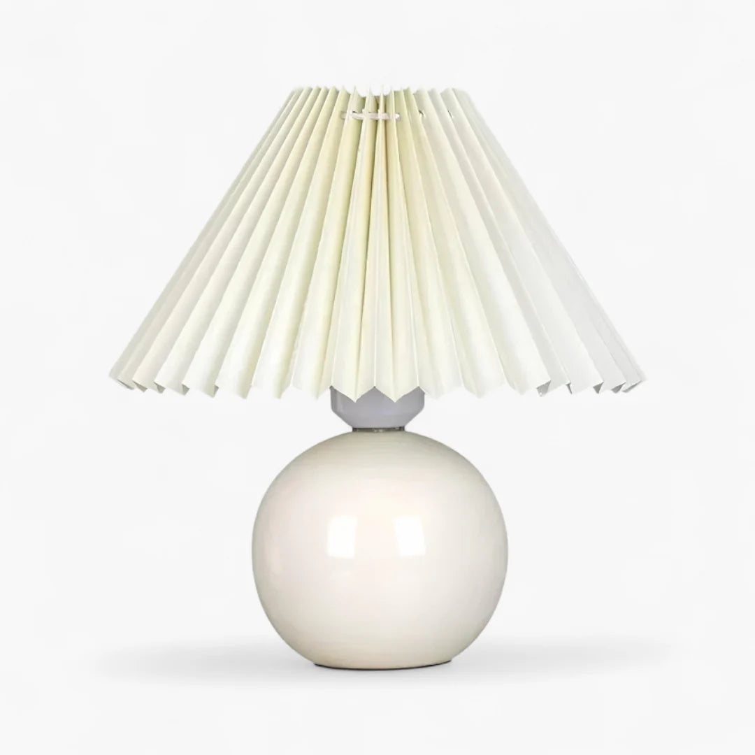 Lampe de Chevet Abat-Jour Plissé