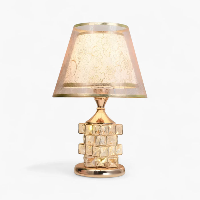 Lampe de Chevet Pied Cristal