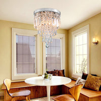 Lustre Cristal Argenté en situation