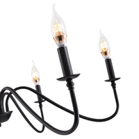 Lustre Métal Noir gros plan