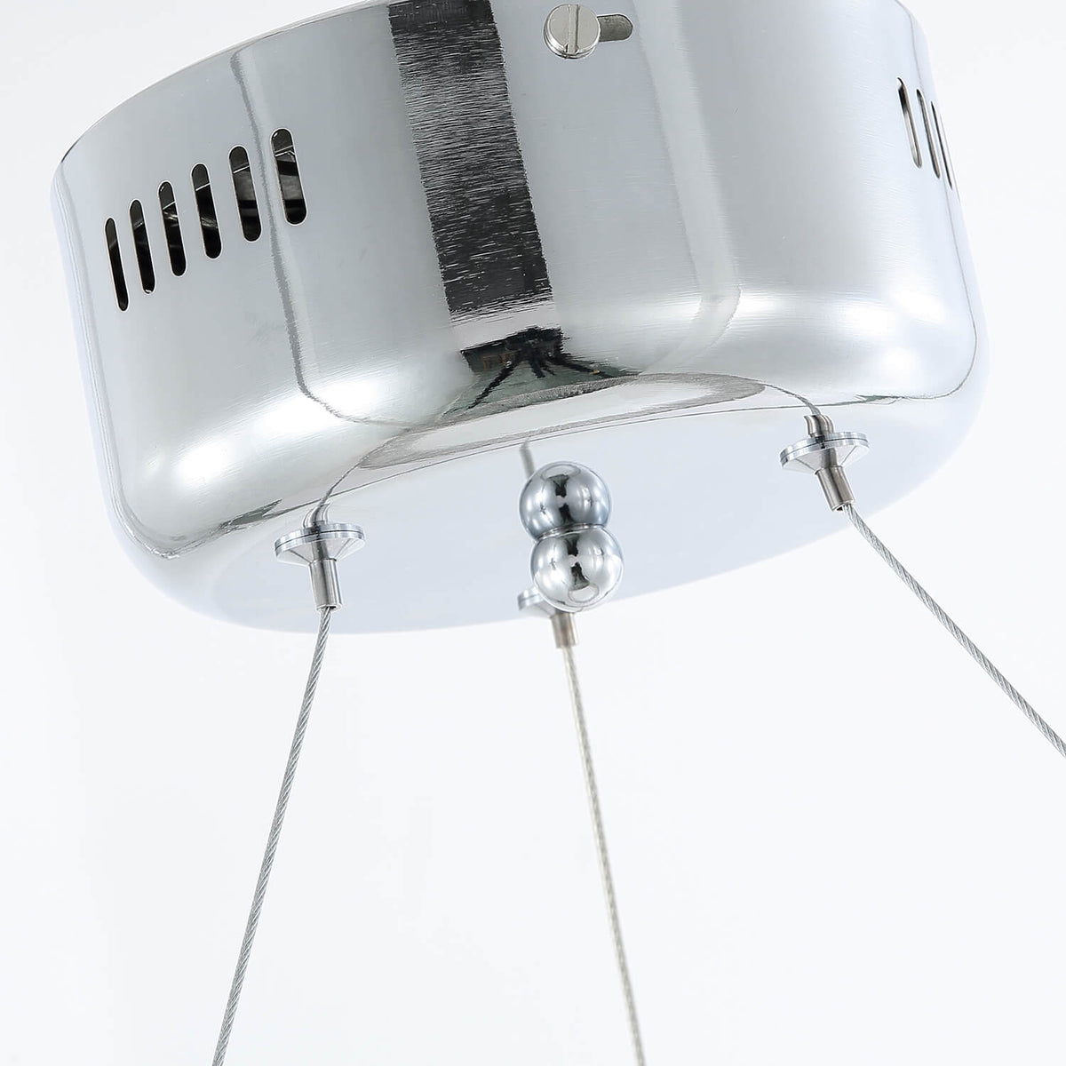 Lustre Rond Aluminium Moderne - Lumio