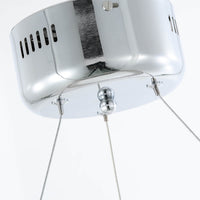 Lustre Rond Aluminium Moderne - Lumio
