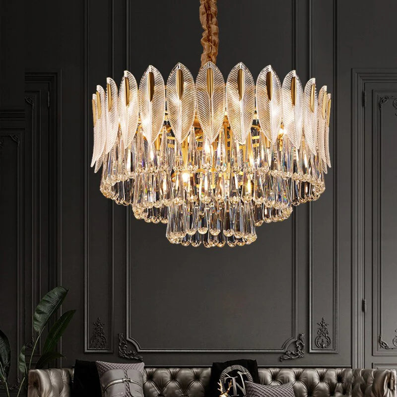 SUSO – Suspension en Cristal Élégante et Raffinée Lumio™
