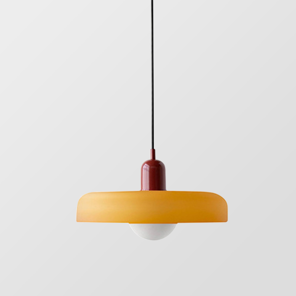 MELLAN – Lampe Suspendue en Verre Coloré au Design Artistique