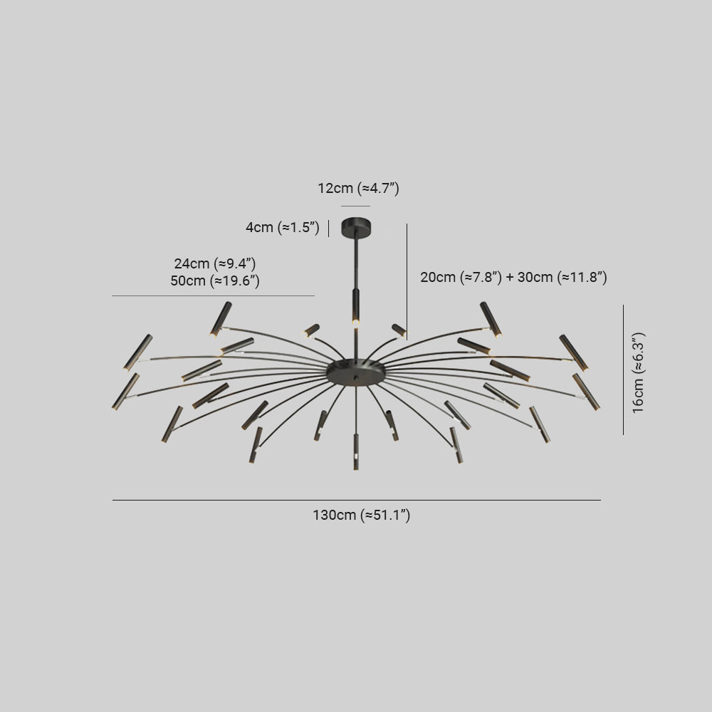 VANTA - Lustre moderne en métal – LED G9 inclus Lumio™