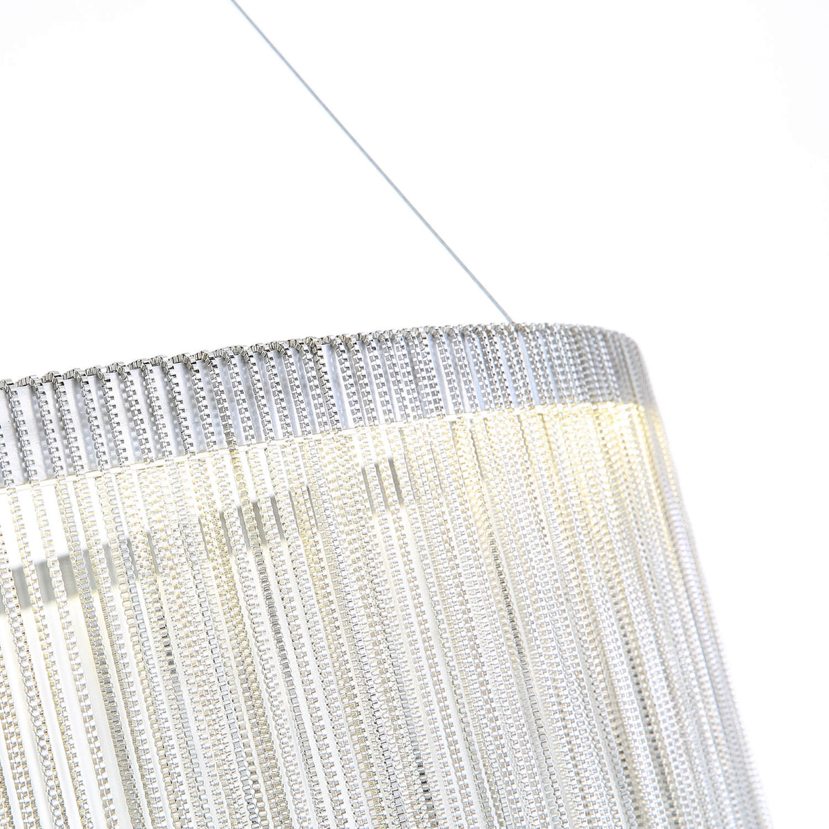 Lustre Rond Aluminium Moderne - Lumio