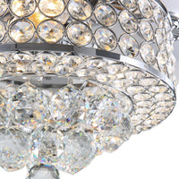 Plafonnier Ventilateur Cristal Cinq Pales
