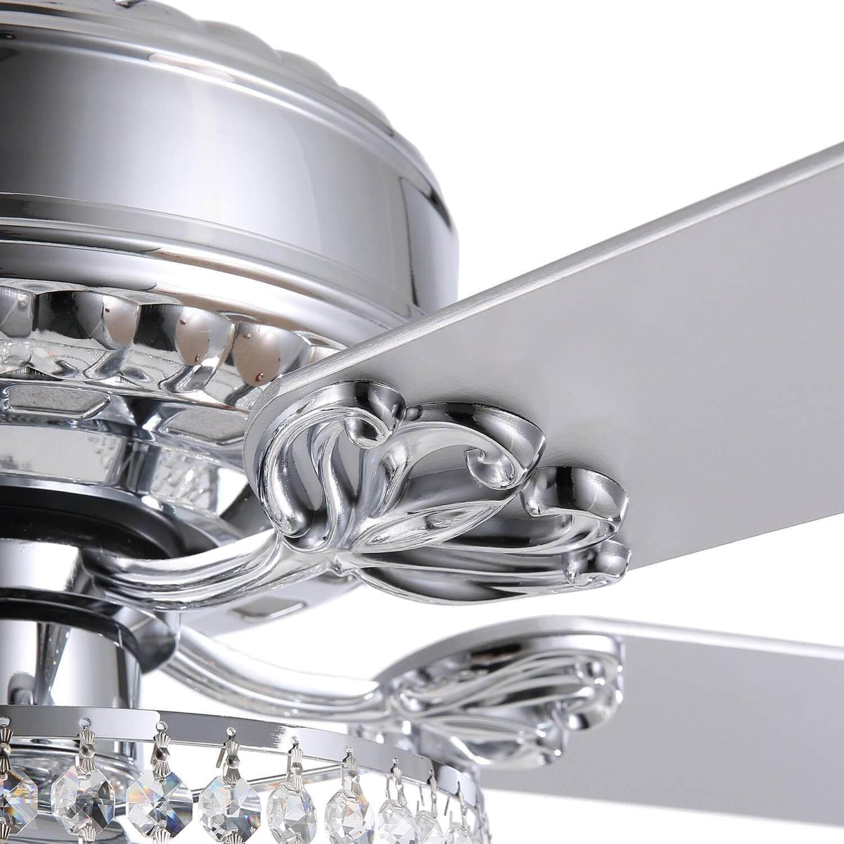 Plafonnier Ventilateur Cascade Cristal