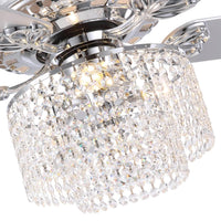 Plafonnier Ventilateur Cascade Cristal