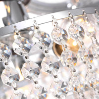 Plafonnier Ventilateur Cascade Cristal