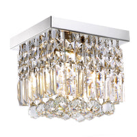 Détail du plafonnier cristal