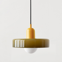 MELLAN – Lampe Suspendue en Verre Coloré au Design Artistique