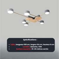 Plafonnier LED Puissant | Éclairage Moderne et Intense Lumio™