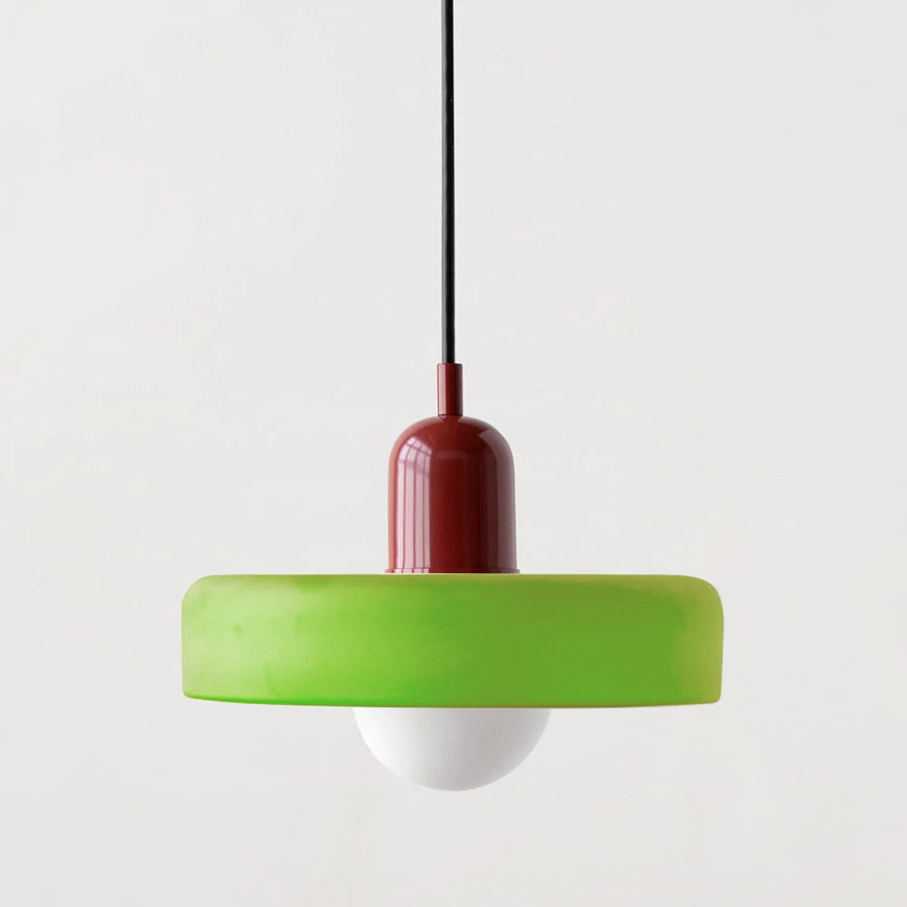 MELLAN – Lampe Suspendue en Verre Coloré au Design Artistique