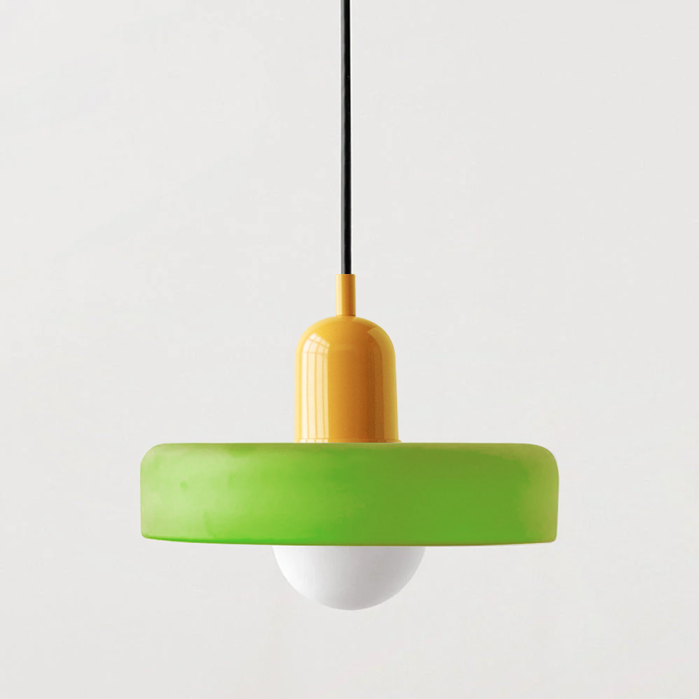 MELLAN – Lampe Suspendue en Verre Coloré au Design Artistique