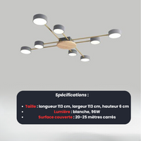 Plafonnier LED Puissant | Éclairage Moderne et Intense Lumio™