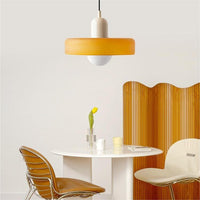 MELLAN – Lampe Suspendue en Verre Coloré au Design Artistique