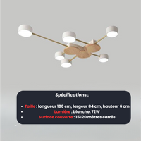 Plafonnier LED Puissant | Éclairage Moderne et Intense Lumio™