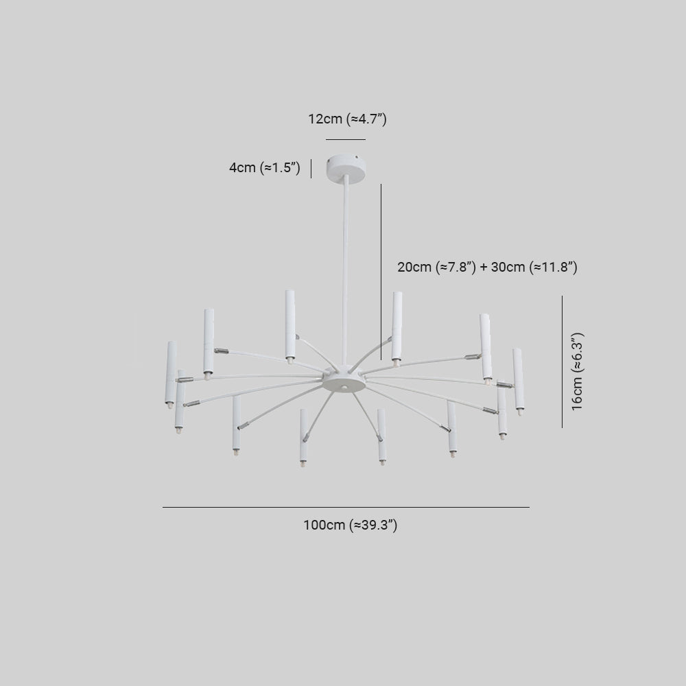 VANTA - Lustre moderne en métal – LED G9 inclus Lumio™