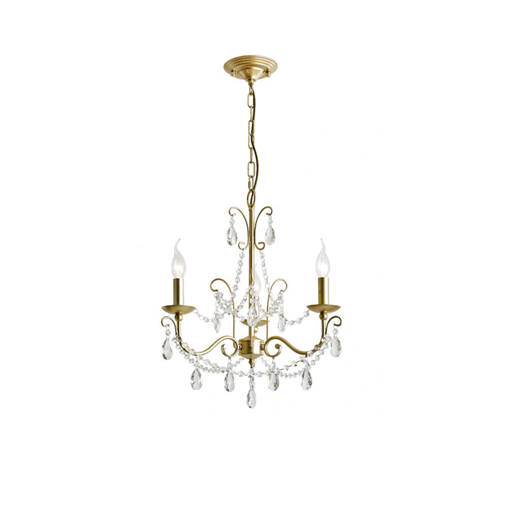 Détail du lustre cristal