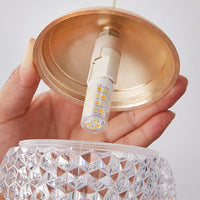 SPIRA - Lustre Moderne Bulle Doré en Acrylique Lumio™