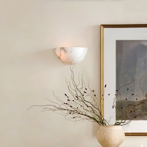 Applique Murale Minimaliste en Albâtre LED