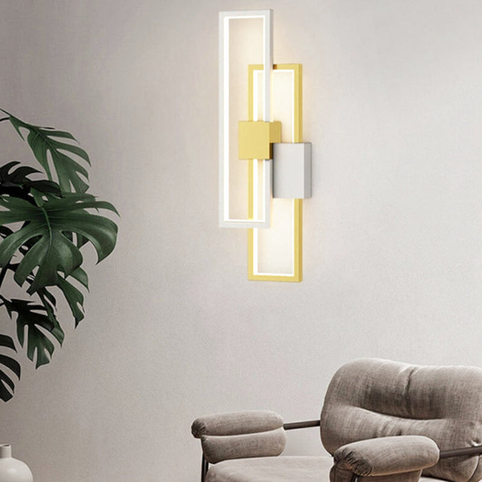 Applique Murale LED Moderne pour Salon | Design Géométrique et Élégant