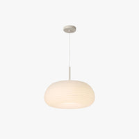 LUMARIA – Suspension Blanche Tambour en Acrylique Lumio™