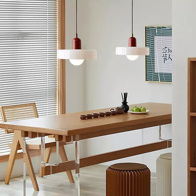 MELLAN – Lampe Suspendue en Verre Coloré au Design Artistique