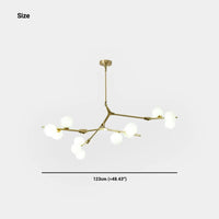 Lustre Nordique Élégant à Branches et Boules en Verre Lumio™