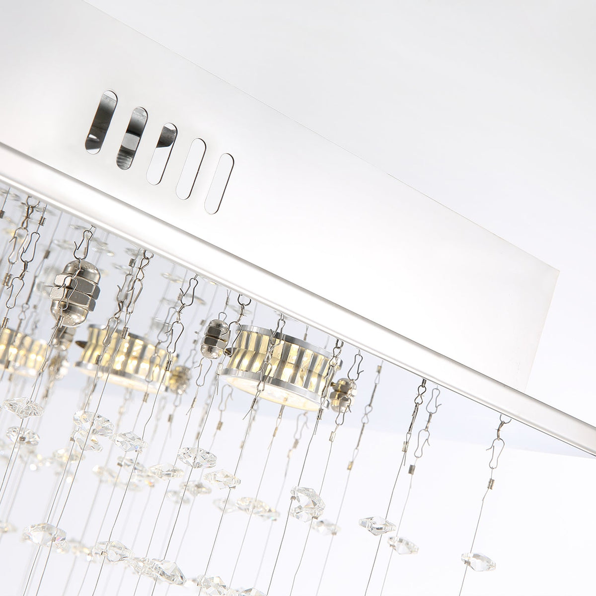 Lustre Rectangulaire Cristal Salon design