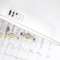 Lustre Rectangulaire Cristal Salon design