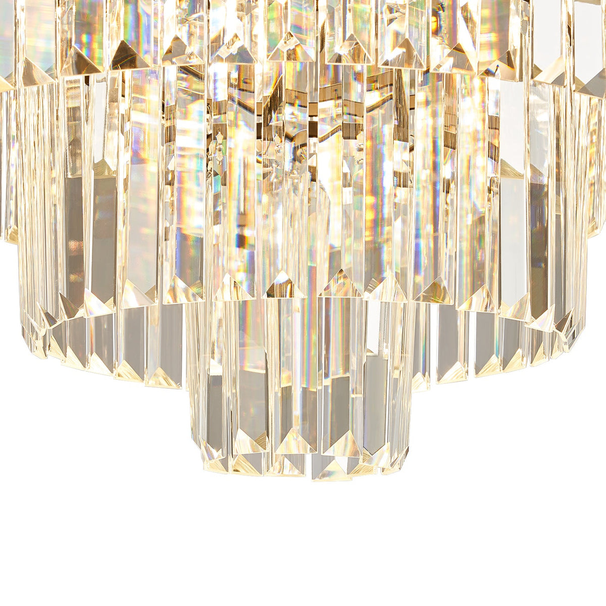 Lustre Rond Cristal Salle à Manger Noir