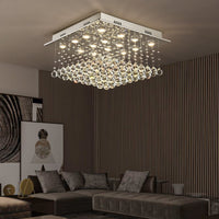 Détail du lustre cristal
