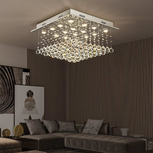 Détail du lustre cristal