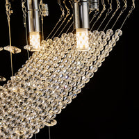 Lustre Arrondi Cristal Salle à Manger salle à manger
