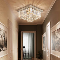 Lustre Carré Cristal Salle à Manger