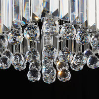 Lustre Carré Cristal Salle à Manger design