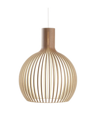 NOLA - Suspension Bois Scandinave – Luminaire Design Naturel et Moderne Lumio™