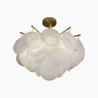 Lustre Scandinave Élégant Nimbus Rond en Verre Lumio™