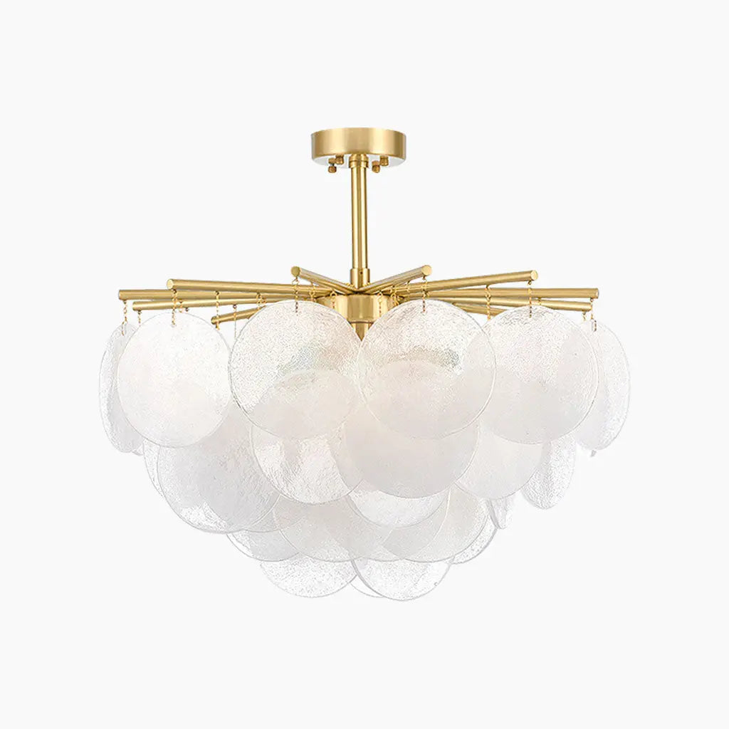 Lustre Scandinave Élégant Nimbus Rond en Verre Lumio™