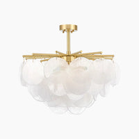 Lustre Scandinave Élégant Nimbus Rond en Verre Lumio™