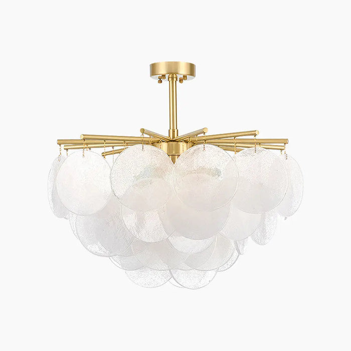 Lustre Scandinave Élégant Nimbus Rond en Verre Lumio™