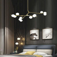 Lustre Nordique Élégant à Branches et Boules en Verre Lumio™