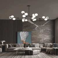 Lustre Nordique Élégant à Branches et Boules en Verre Lumio™