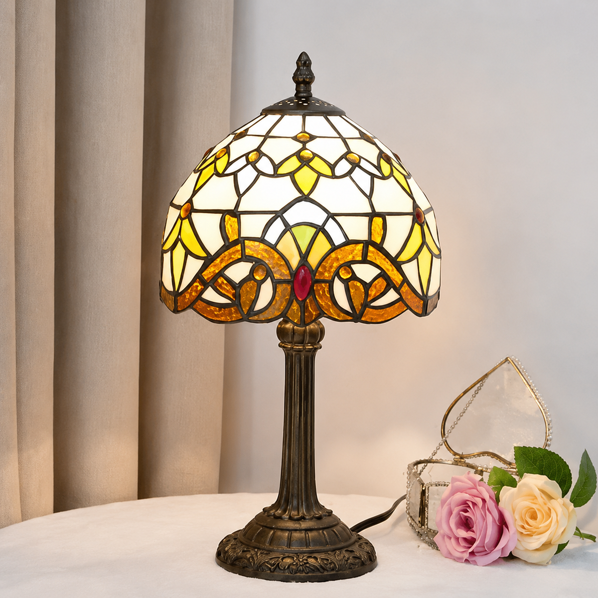 Lampe de Chevet Tiffany Lumio