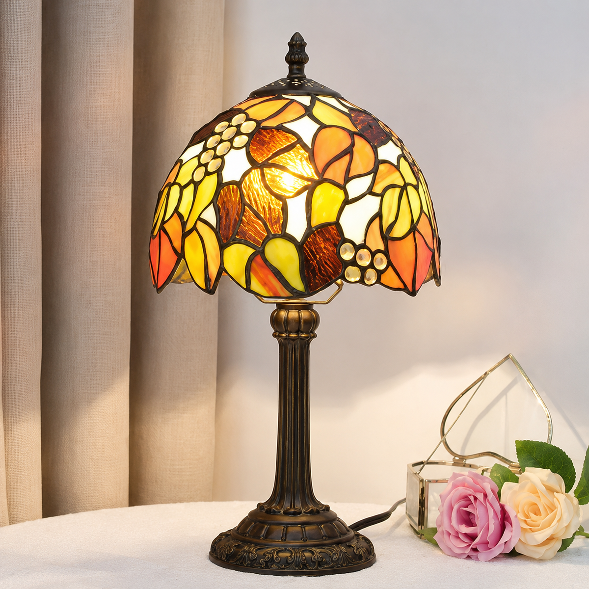 Lampe de Chevet Tiffany Lumio